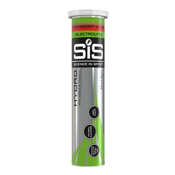 SIS Efervescent tabs Hydro Strawberry/Lime 20x4gr
