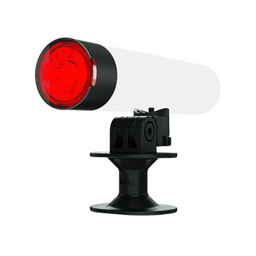Koncové světlo KNOG PWR Cabezal Rojo + Soporte Casco