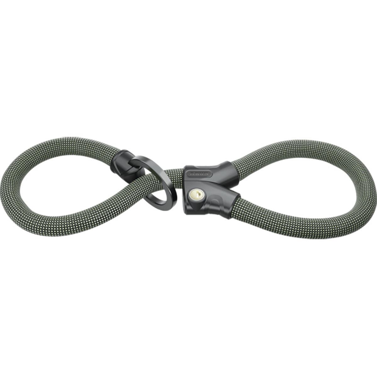 Abus IvyTex 7210 Lucchetto A Catena – Sicurezza Per Bici 110 Cm, Grigio, Con Chiave - Foto 4