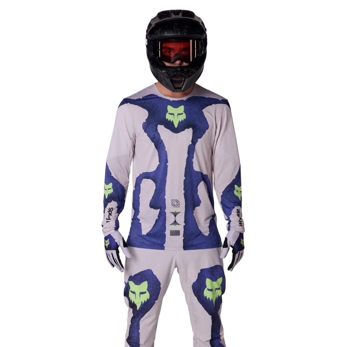 デッドストック FOX FLEXAIR DH LS モトクロス Jersey M Fox Head Jersey Flexair Ls Jersey Awareness Le Chalk | Mammoth