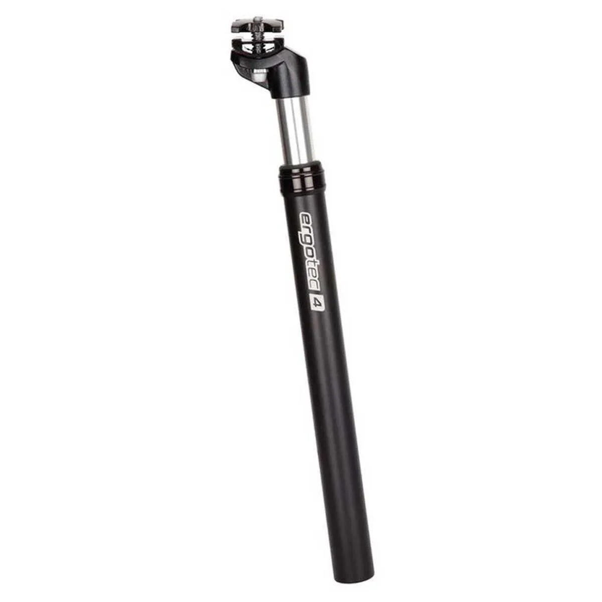 Tija Sella Ergotech Patent CNC In Alluminio Per Bici - 350 Mm, Colore Argento, Marca Humpert