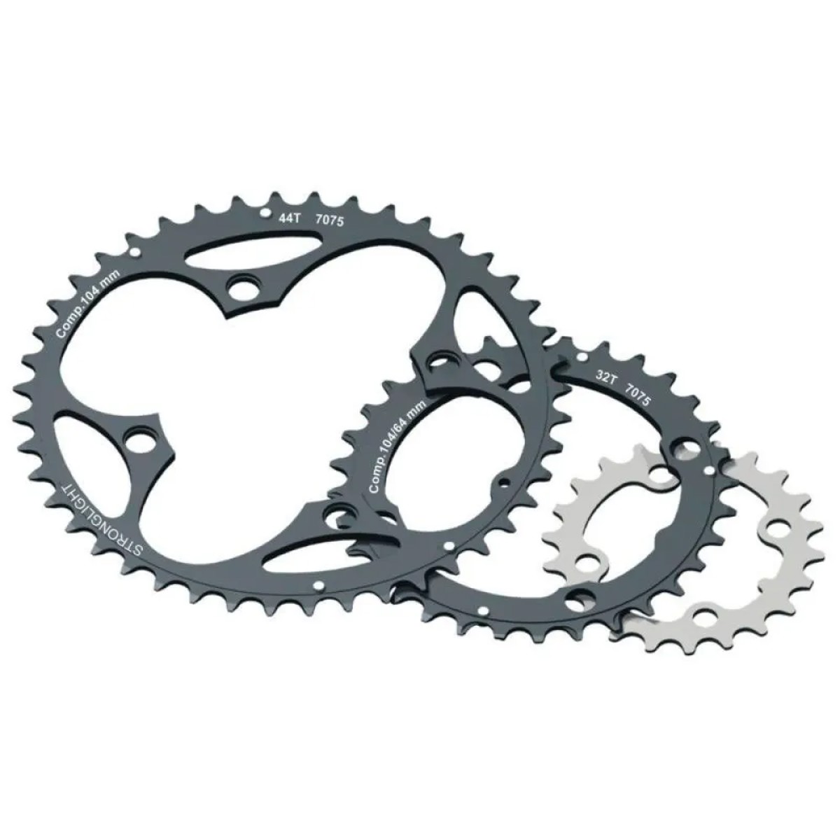Plateau Intermédiaire STRONGLIGHT 4 Bras Acier – VTT Type XC – 9V (Réf. 712049)