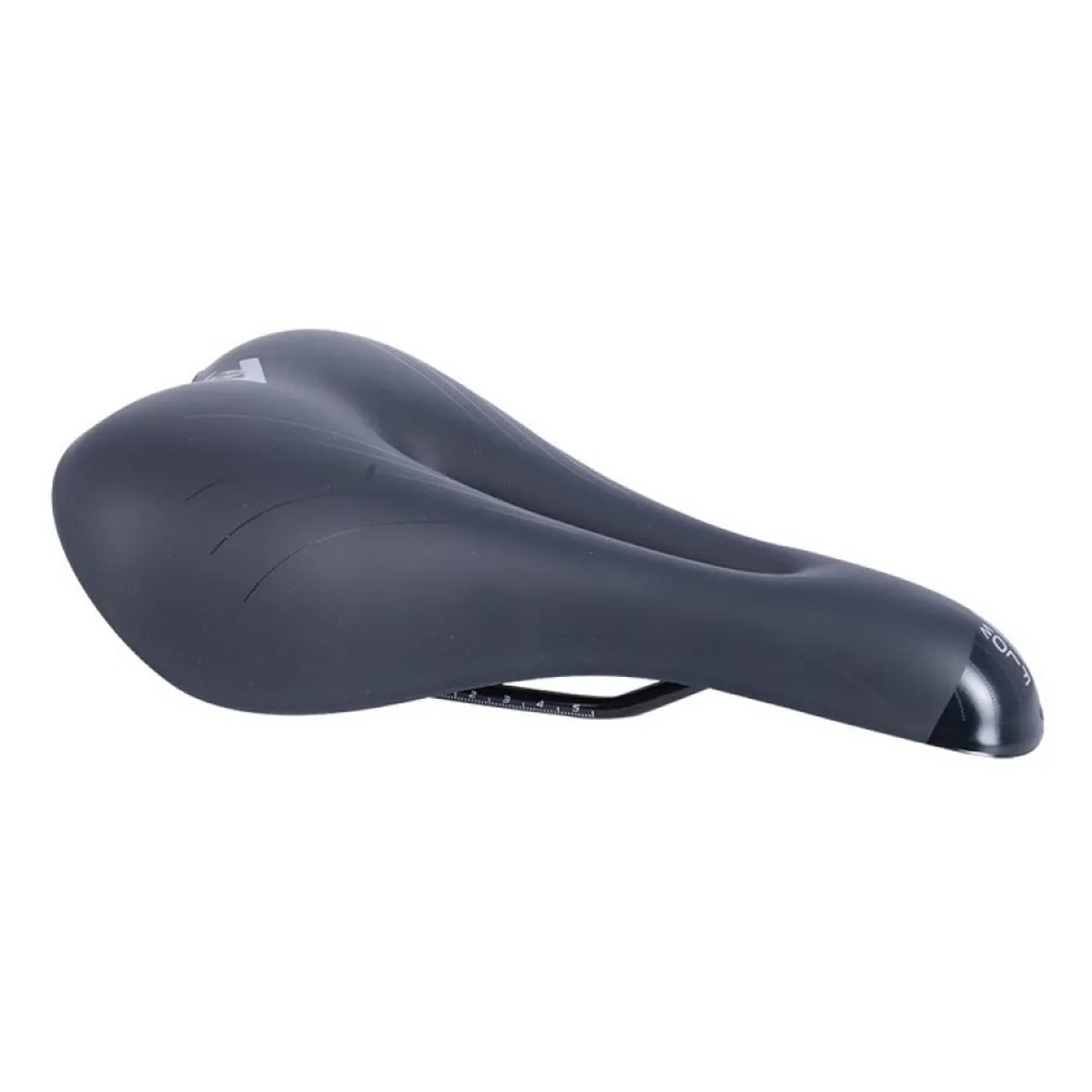 Selle Velo Confort Pour Vélo, 278 X 150 Mm, Noire, Universelle