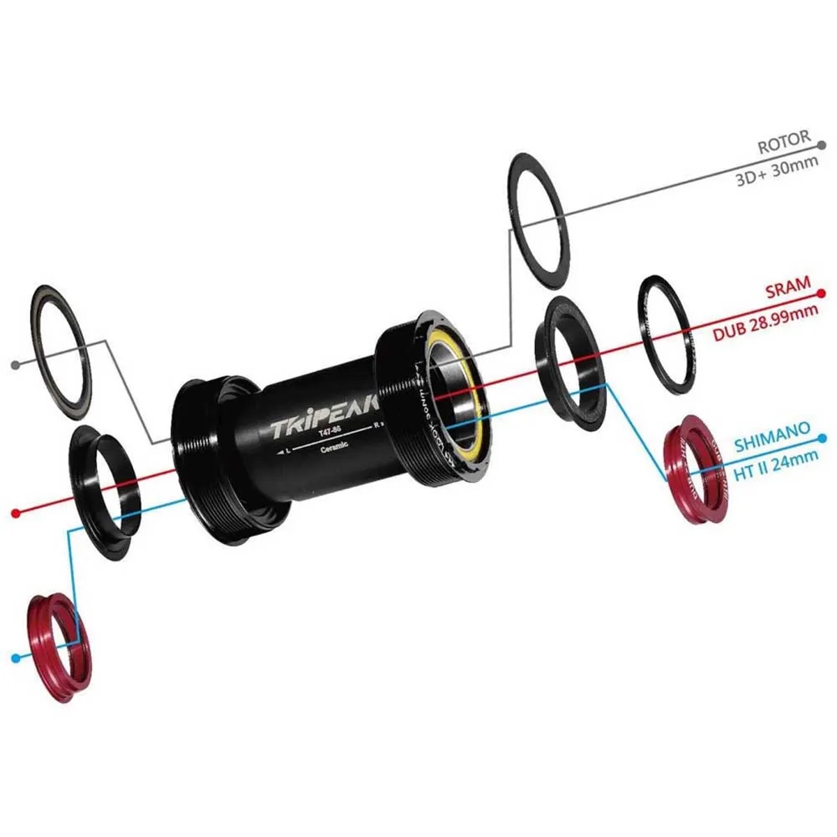 Tripeak Bottom Bracket Jetstream Pro Twistfit | Mammoth
