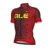 Maillot ale JERSEY SS AGGUATO RED-GREY-FL YLW