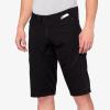 100% Pants Airmatic Shorts BLACK