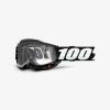 Maschera 100% Accuri 2 Enduro Moto Black Clear Dual