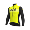 Maillot ale Ls Jersey Pr-S Logo Dwr YELLOW-BLK