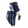 100% Gloves Ridefit NAVY/WHT