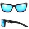 Óculos 100% Daze Matte Black Hiper Blue Multi Mirror