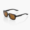 100% Sunglasses Ridley Matte Black Havana Bronze Peak