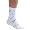 Ponožky velotoze Coolmax Compression WHT/BLUE