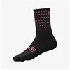 Ponožky ale Stars Q-Skin BLACK-PINK