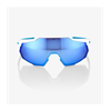 Sonnenbrillen 100% Racetrap Movistar Team White / Hiper Blue Multilayer Mirror 