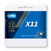 Cadena kmc X11 Gris 118P 11V