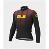 Tröja ale Maillot Ml Solid Thorn BLACK-RED