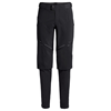 Pantalones vaude Virt Softshell Pants II BLACK/BLAC