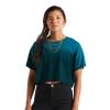 Camiseta specialized Crop Tee Ss Wmn TEAL SPRAY