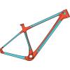 Protector ride wrap Covered Hardtail MTB Frame Kit Brillo