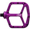 Pedales one up Flat  Aluminum PURPLE