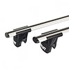 Portapacchi hast Bar Railing Integrated (2x1350mm) Silver