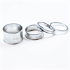 Distanziali jrc components Machined Anodised Headset Spacers SILVER