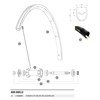 Cierre de rueda mavic KIT TAPAS BUJE DEL KSYRIUM ELITE