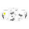 Accesorio shimano St-R7000 Embellecedor Maneta