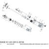 Amortisseur rock shox Muelle Amort. 350Lb 200X51/57