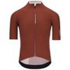 Maillot q36-5 Pinstripe Pro Short Sleeve Jersey RUST RED