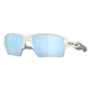 Gafa oakley Flak 2.0 XL Blanco Pulido Prizm Deep Water Polarizado MATTE MIST